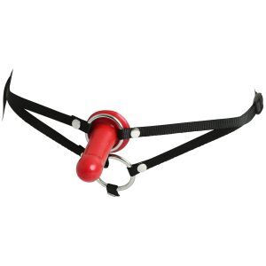 Sportsheets Ménage à Trois Strap On - Röd