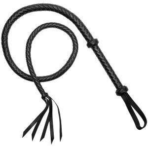 Rimba Tjurpiska av Konstläder 155 cm - Svart