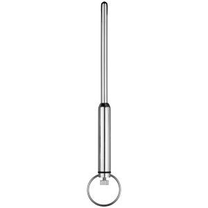Vibrerende Urethral Sound i Stål - Silver
