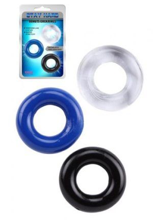 Stay Hard Rings Donut 3-pack
