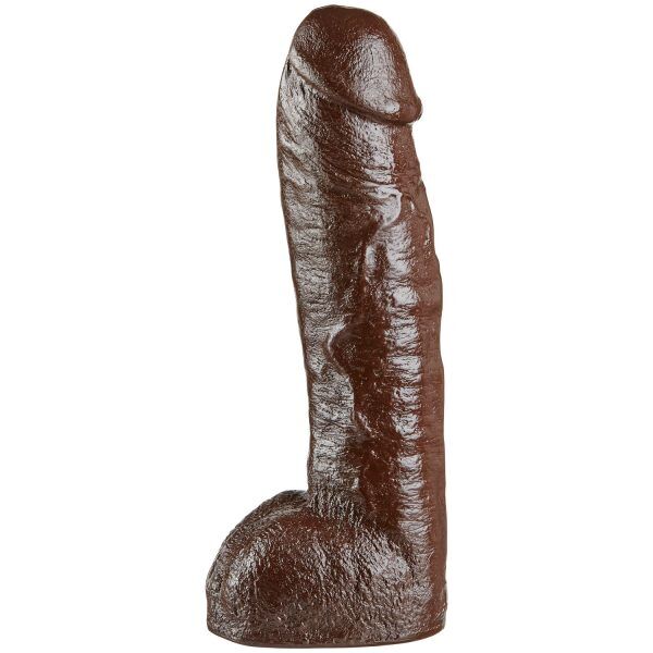 Vac-U-Lock Realistic Hung XL Strap-on Dildo - Brun