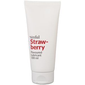 Sinful Glidmedel med Jordgubbssmak 100 ml - Klar