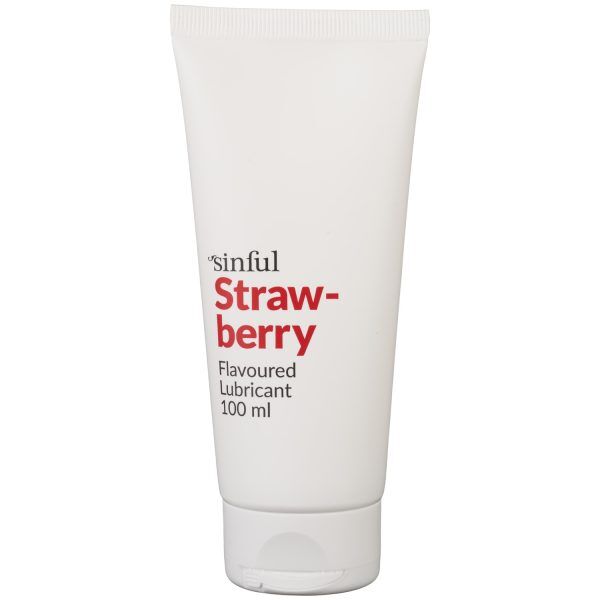 Sinful Glidmedel med Jordgubbssmak 100 ml - Klar