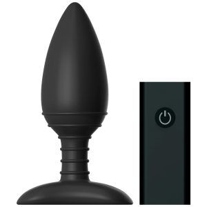 Nexus Ace Large Trådlös Uppladdningsbar Analvibrator med Fjärrkontroll - Svart