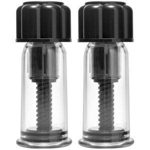 Master Series Maxxx Powerful Twist Nipple Suckers - Svart