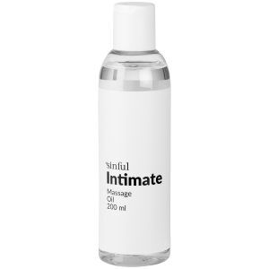 Sinful Intim Massageolja 200 ml - Klar