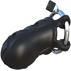 Fantasy C-Ringz Extreme Silicone Cock Blocker - Svart