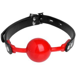 Master Series Hush Ball Gag - Röd