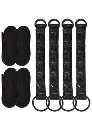 Sinful Bed Restraint Straps Black