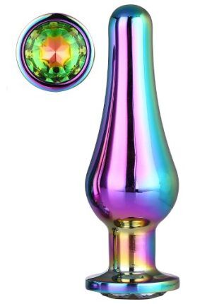 Gleaming Love Large Pleasure Plug, Holographic - L
