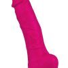 Adam Small Dual Density Dildo, Pink - 18 cm