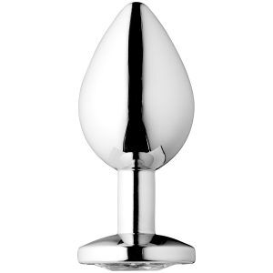 Sinful Jewel Metall Analplugg Medium - Klar
