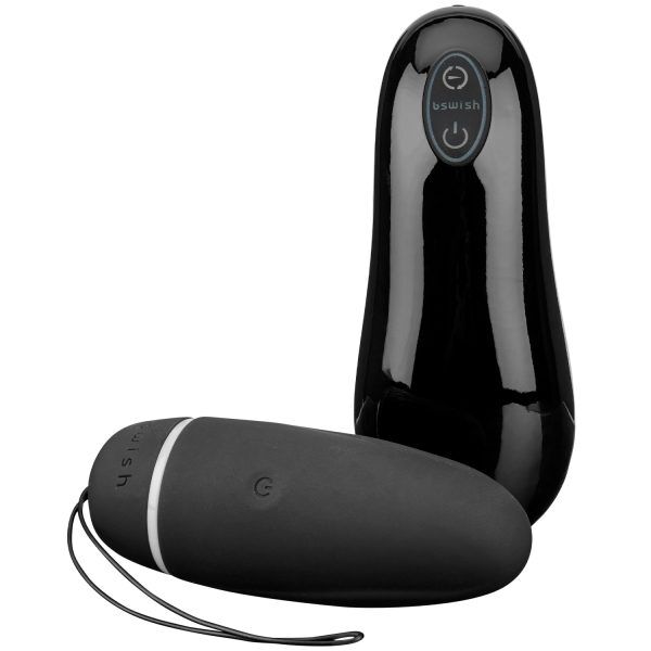 B Swish Bnaughty Deluxe Unleashed Trådlöst Vibratorägg - Svart