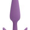 Lila Analplugg 9 cm