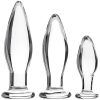 Sinful BumBum Analpluggar i Glas Set - Klar