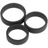 Sinful Premium Penisringar i Silikon Set 3 st - Svart
