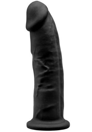 Dual Density Svart Dildo 23 cm
