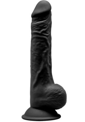 Dual Density Black Dildo 24 cm