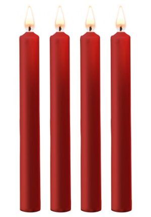 BDSM Vaxljus Röda Large 4-pack
