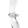 Satisfyer: Double Crystal, Glass Dildo, transparent
