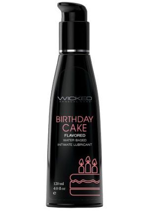 Wicked Aqua Birthday Cake Flavored Lubricant 120 ml