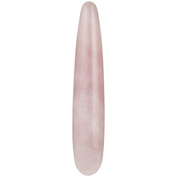 Chakrubs The Heart Slim Rosenkvarts Dildo - Ljusrosa