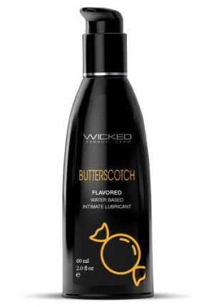 Wicked Aqua Butterscotch Flavored Lubricant 60 ml