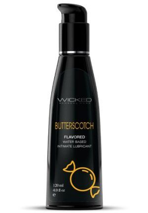 Wicked Aqua Butterscotch Flavored Lubricant 120 ml