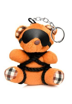 Rope Teddy Bear Keychain