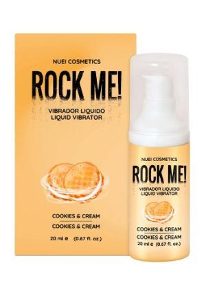 Nuei: Rock Me! Liquid Vibrator, Cookies & Cream, 20 ml