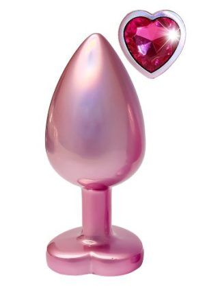 Gleaming Love Pearl Plug Large, Rosa