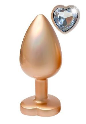 Gleaming Love Pearl Plug Large, Champagne