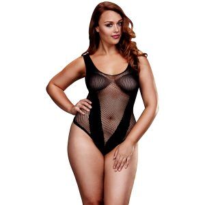 Baci Jacquard Teddy Plus Size - Svart - Plus size