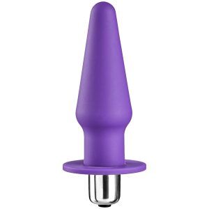 baseks Vibrerande Analplugg Medium - Lila