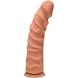 Doc Johnson The Ragin D UltraSkyn Dildo 22,5 cm - Ljusbrun