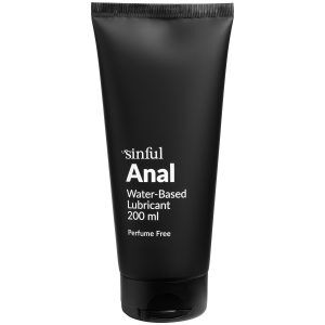 Sinful Anal Vattenbaserat Glidmedel 200 ml - Klar