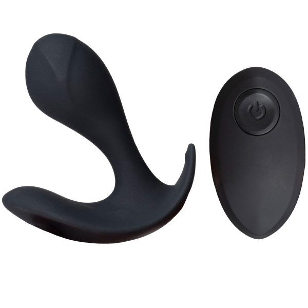 Sinful Uppladdningsbar Fjärrstyrd Vibrerande Buttplug - Svart