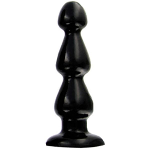 Master Series Three Bumps Analplugg Small - Svart