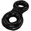 Bathmate Vibe Eight Dubbel Penisring - Svart