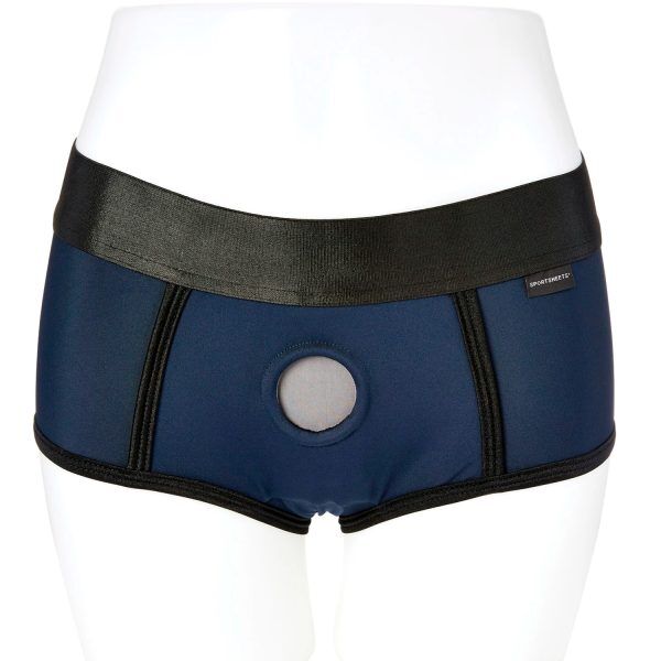 Sportsheets Em.Ex Fit Harness - Mörkblå - S