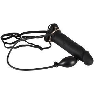 You2Toys Uppblåsbar Strap-on - Svart