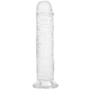 Willie City Realistisk Klar Dildo med Sugpropp 18 cm - Klar