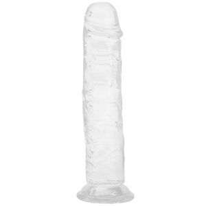 Willie City Realistisk Klar Dildo med Sugpropp 22 cm - Klar