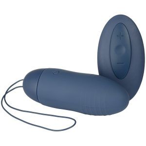 Amaysin Ribbed Love Uppladdningsbart Fjärrstyrt Vibratorägg - Blå
