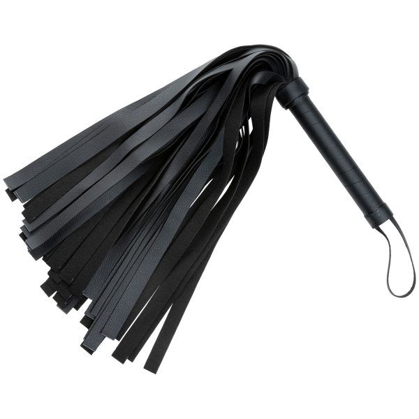 obaie Flogger i Konstläder 51 cm - Svart