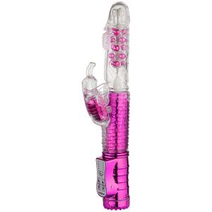 baseks Thrusting Butterfly Uppladdningsbar G-punktsvibrator - Lila