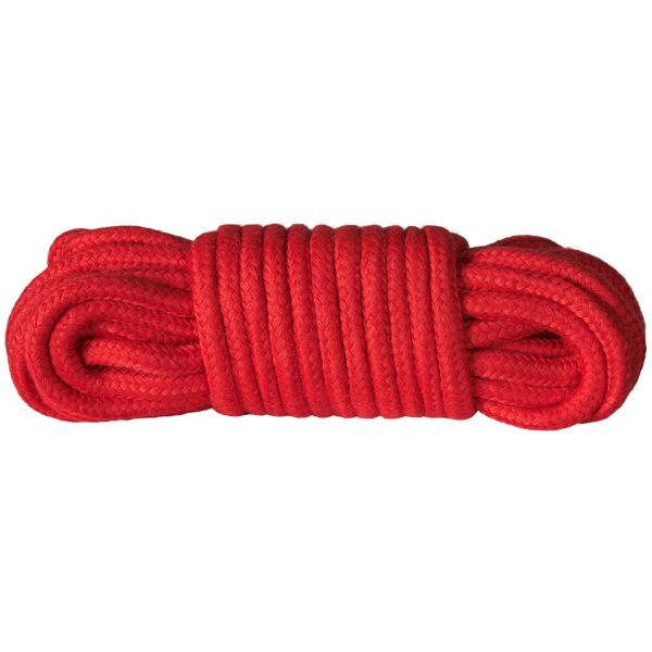 baseks Rött Bondagerep 10 m - Röd