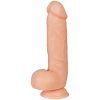 Willie City Classic Realistisk Dildo med Sugpropp 22 cm - Nude