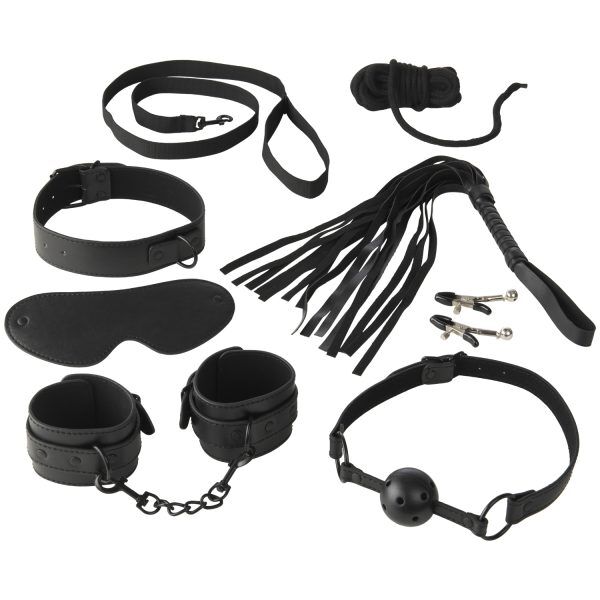 baseks Kinky Bondageset - Svart