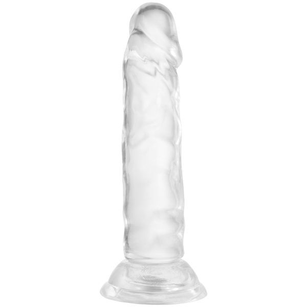 Willie City Klar Realistisk Dildo med Sugpropp 13 cm - Klar